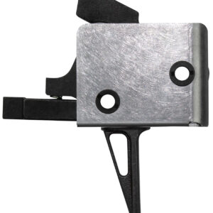 CMC Triggers 92503 Drop-In  Single-Stage Flat Trigger w/ 4-4.50 lbs Draw Weight & Black/Silver Finish