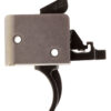 CMC Triggers 92502 Drop-In  Two-Stage Curved Trigger w/ 2 lbs Draw Weight & Black/Silver Finish