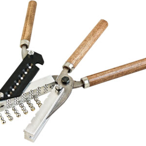 Lee Precision 90192 Mold 000 Buckshot with Handle 70 gr 12 Gauge Steel w/Wood Handle Capacity 2 Bullets