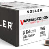 Nosler 17240 Varmageddon  22Cal 55gr Flat Base Tipped 100/Box