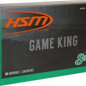 HSM 375 Win 200gr Game King Rifle Ammo - 20 Rounds