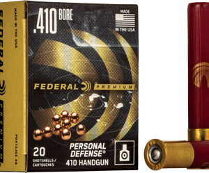 ** Federal Premium .410 3" #4 Buckshot Rounds per Box, 10 Boxes per Case ** 029465027582