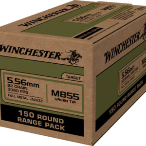 Winchester 5.56x45mm 62gr Green Tip Ammo - 600rd Case 020892228313
