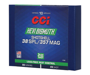 ** CCI Bismuth Shotshells for .38/.357 - 10 Box (200 Rounds)

** 604544695724