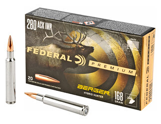 Federal Premium 280AI 168 Grain Hybrid Hunter Ammunition - 20 Rounds 604544649239