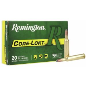 Remington Core-Lokt .257 Roberts +P Rifle Ammunition - 117 gr Soft Point, 20 Rounds 047700052502