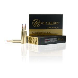 Weatherby Select Plus 338-378 Wby Mag Rifle Ammunition - 262 gr Hammer Custom, 3500 fps (20 Rounds) 747115451692