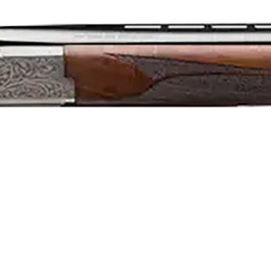 Browning Citori White Lightning 410 Gauge Shotgun, 26" Barrel, Silver Nitride Finish, Gloss Oil Black Walnut Stock, Right Hand, Invector Midas 023614737452