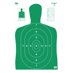 Birchwood Casey 37015 EZE-Scorer  Silhouette Paper Hanging 23" x 35" Green 5 Pack