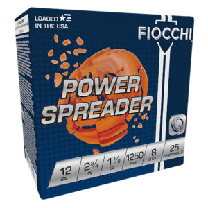 Fiocchi Exacta Target Power Spreader 12Ga ammunition box