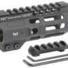 Midwest Industries MICRM45 Combat  Black Hardcoat Anodized 6061-T6 Aluminum 4.50" Picatinny/M-LOK
