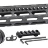 Midwest Industries MICRLW12625 Combat Lightweight AR-15 Black Hardcoat Anodized Aluminum/Polymer 12.625" Picatinny/M-LOK