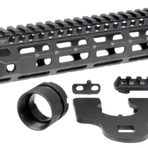 Midwest Industries MICRM105 Combat  Black Hardcoat Anodized 6061-T6 Aluminum 10.50" Picatinny/M-LOK