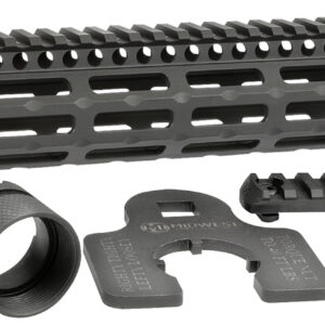 Midwest Industries MIG4M13375 Tactical G4M Handguard AR-15 Black Hardcoat Anodized Black 13.3" 6061-T6 Aluminum M-LOK