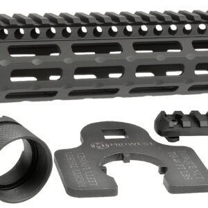 Midwest Industries MIG4M14 Tactical G4M Handguard AR-15 Black Hardcoat Anodized Black 14" 6061-T6 Aluminum M-LOK
