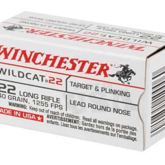 ** Winchester Wildcat .22 LR 40gr Lead Round Nose Ammo - 5000 Rounds (Sold by the Case)

** 00020892104877