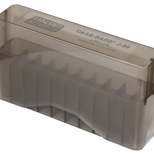MTM Case-Gard J20LLD41 Ammo Box for 338 Win Mag/7mm - Clear 026057235417