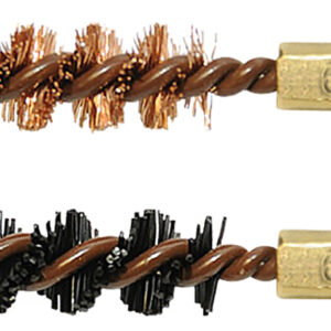 Otis FG265NB Bore Brush Set  6.5mm/264/260 Cal 8-32" Thread 2" Long Bronze/Nylon Bristles 2 Per Pkg
