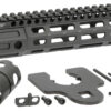 Midwest Industries MINF925 Night Fighter  9.25" M-LOK Black Hardcoat Anodized Aluminum Includes Barrel Wrench, Nut, & 5 Slot Rail