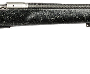 Christensen Arms 8011001100 Traverse  28 Nosler 3+1 26" Threaded Barrel, Natural Stainless, Black with Gray Webbing Stock