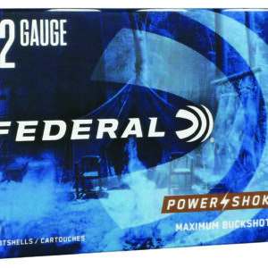** Federal Power-Shok Max Buck 12 Gauge 2.75" 1 Buckshot Rounds per Box, 50 Boxes per Case ** 604544685848
