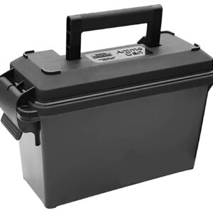 MTM Case-Gard AC30T40 Tall Ammo Can - 30 Cal Black Polypropylene 026057363127