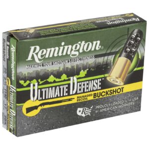 Remington 20 Gauge Ultimate Defense Shotgun Shells - 5 Rounds 047700527703