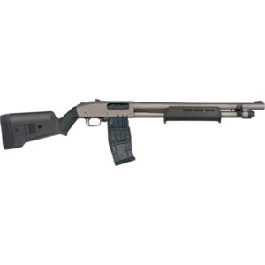 Mossberg 590M 12 Gauge Pump-Action Shotgun, 18.5" Barrel, Tungsten Cerakote 015813502214