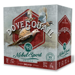 Nobel Sport Dove & Quail 12 Gauge Shotgun Shells - 250 Rounds 837913003015