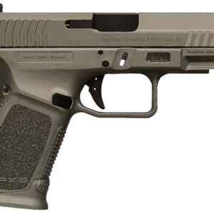 Gforce Arms GFRPX3C9TGF Exodus  9mm Luger 15+1 4.02" Black Steel Barrel, Tactical Gray Cerakote Serrated Steel Slide, Tactical Gray Polymer Frame w/Accessory Rail, Textured Grip