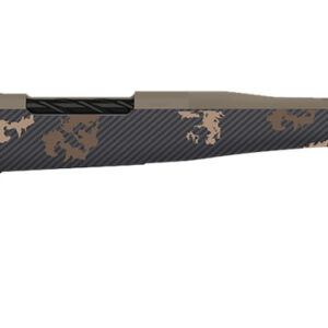 Fierce Firearms TWROG7PRC22BRS Twisted Rogue 7mm PRC 22" Smoked Bronze Cerakote Steel Threaded Barrel, Drilled & Tapped Steel Receiver LR Negative Comb, Sonora Ambush Camo Carbon Fiber Stock