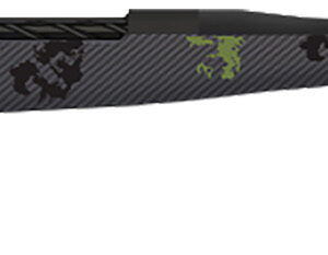 Fierce Firearms TWROG7PRC24BF Twisted Rogue 7mm PRC 24" Black Cerakote Steel Threaded Barrel, Black Cerakote Drilled & Tapped Steel Receiver, LR Negative Comb Forest Camo Carbon Fiber Stock