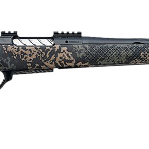 Seekins Precision 0011710303-F Havak PH3 6 Creedmoor 20" Black Fluted Threaded Barrel, Black Picatinny Rail Steel Receiver, Adj Cheek Riser Woodland Shadow Synthetic Stock