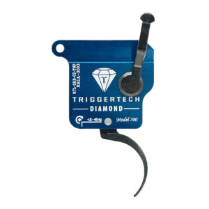 TriggerTech R7LSAB02TNP Diamond  Black Curved Fits Remington 700 Left Hand