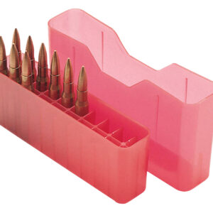 MTM Case-Gard J20 Ammo Box for 7mm Rem/338 Win Mag - Red 026057235295