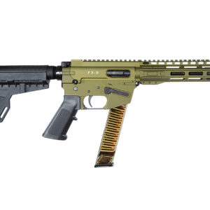 Freedom Ordnance FX9P 9mm Luger Pistol - 31+1 Capacity, 8" Barrel, OD Green 856169007349