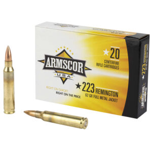 Armscor FAC2238N .223 Remington 62gr Full Metal Jacket Ammo - 20 Rounds Per Box, 50 Boxes Per Case 812285020129