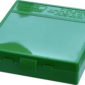 MTM Case-Gard Flip-Top Ammo Box 100rd Multi Caliber Green 026057116105