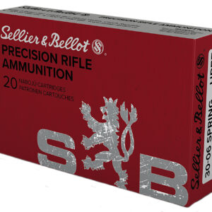 Sellier & Bellot SB3006D 30-06 Springfield 168gr Hollow Point Boat Tail Ammo - 20 Rounds per Box 754908512539