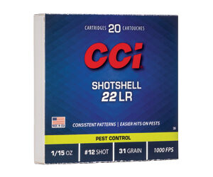 Per Round – ** CCI P22SS 22LR Shotshell - 20 Rounds (2000 Count)

** 076683000392