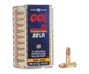 Per Round – ** CCI 22LR Velocitor 40GR Hollow Point - 50 Rounds

** 076683000477