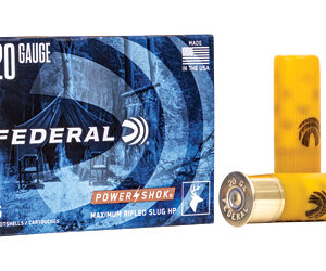 ** Federal PowerShok 20GA 2.75" Rifled Slugs Pack ** 029465009953