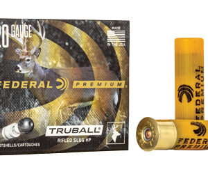 ** Federal Premium VSHOK 20GA 3" TruBall Slug Hollow Point Rounds ** 029465029791