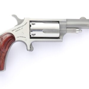 North American Arms Mini .22LR/.22M Handgun with 1.625" Barrel and Eagle Grips 744253002571