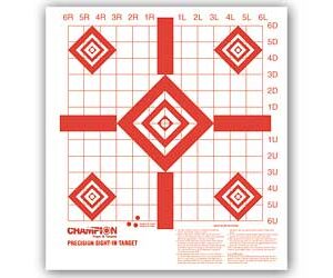 CHAMPION RF PREC SIGHT-IN TRGT 10/PK