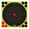 PRO-SHOT TARGET 8" GRN BULLSEYE 6PK