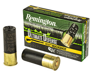 Remington Ultimate Defense 12GA 2.75" 4 Buck Shot 5/100 047700527604