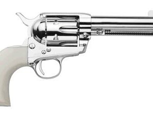 Traditions 1873 Single Action Revolver .45LC Nickel/White 4.75" Barrel UPC 040589018294