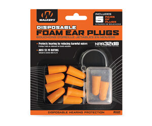 WALKER'S FOAM EAR PLUGS 5PK BLISTER