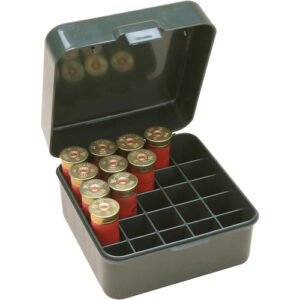 MTM Dual Gauge Shotshell Case - 12/20 GA, 25 Shells, Green 026057008110
